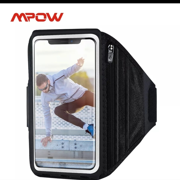 Cell Phone Armband with Extra Space, Mpow Running Armband، - Picture 2 of 5